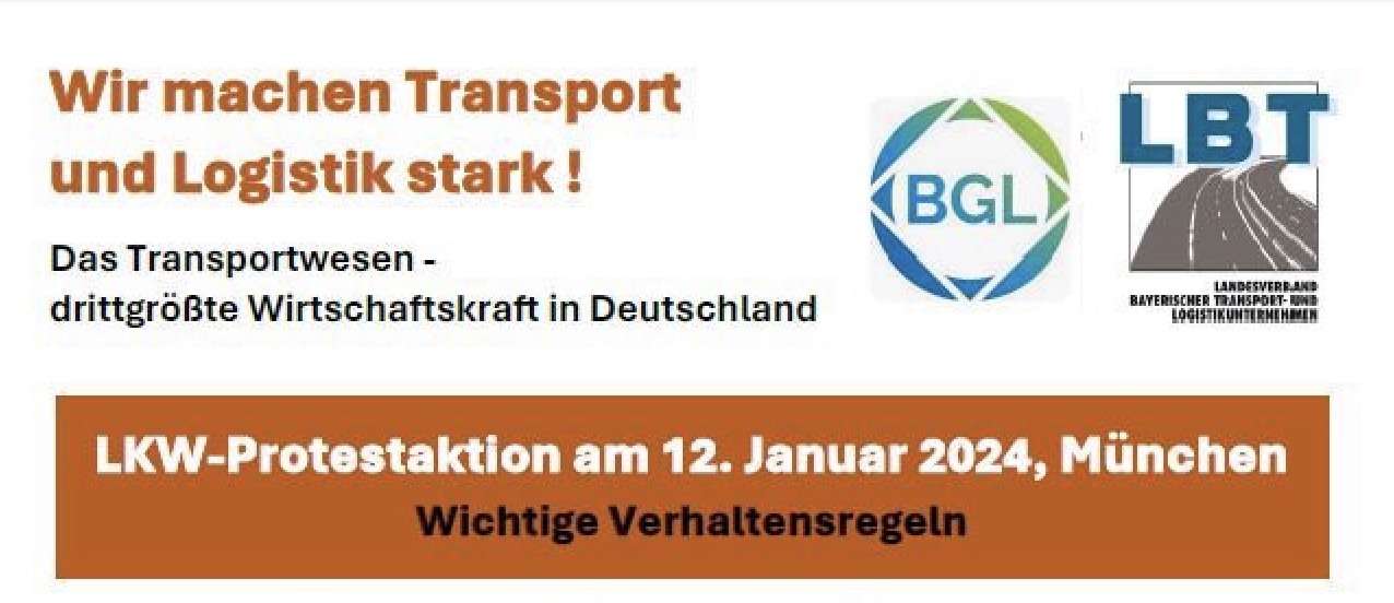 Transportunternehmer sind keine Klimakleber!