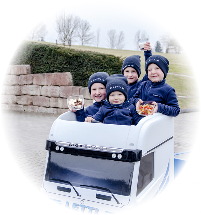 Kinder der Familie Lettl